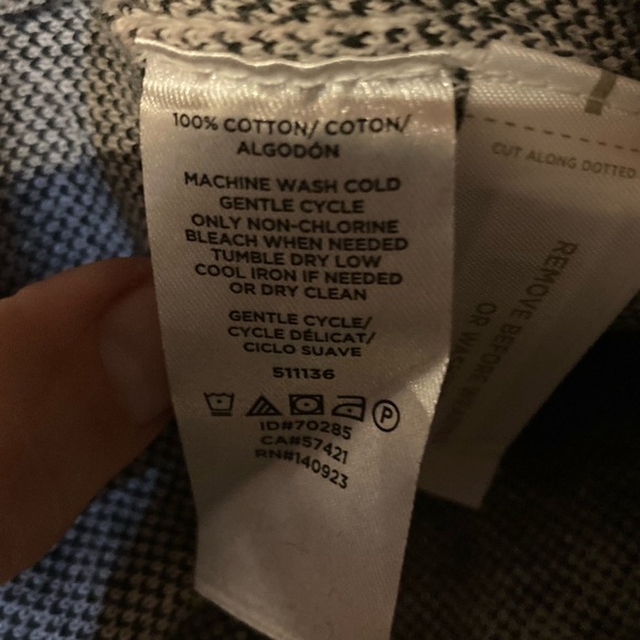 NWT Loft Animal Print Cotton Sweater Sz XLarge White Black - Picture 2 of 8